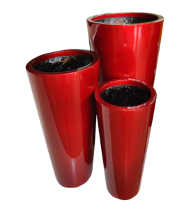 Luxury Fiberglass Decorative <b>Planter</b> Lightweight Durable Indoor <b>Outdoor</b> Good Quality Fiberglass <b>Planter</b> Flower Pots - Product Image 5