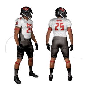 Uniforme de Fútbol Americano de Alta Calidad, Diseño Personalizado, Venta Caliente, Tela Ligera, Venta al Por Mayor - Product Image 1