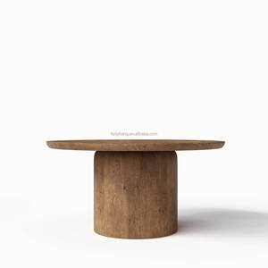 FERLY Dernier design de mobilier de salle à manger moderne, <span class=keywords><strong>table</strong></span> ronde de salle à manger, <span class=keywords><strong>table</strong></span> de salle à manger en bois durable - Product Image 2