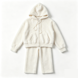 Chándal Unisex Marrón de Manga Larga con Cierre de Cremallera, Capucha, Transpirable, Informal, para Otoño, Corte Regular para Adultos, con Bolsillos Laterales - Product Image 3
