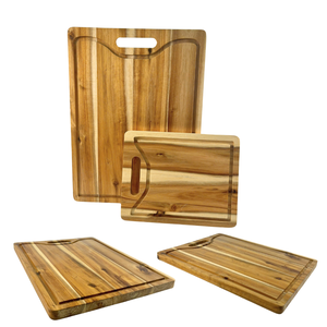 Planche à découper en bois d'hévéa massif, grande taille, épaisse, pour cuisine, vente en gros, directement du fabricant (OEM) - Product Image 1