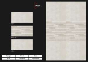 Azulejos de Porcelana Mate Refinados de 300x600 mm Diseñados para Interiores Coherentes que Ofrecen Resistencia, Precisión y Diseño Duradero - Product Image 4