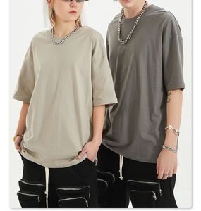 Camiseta Básica Extra Grande Personalizada de Algodón de 180 g/m² para Hombre, Camiseta con Hombros Caídos, Camisetas de Sublimación de Poliéster - Product Image 3