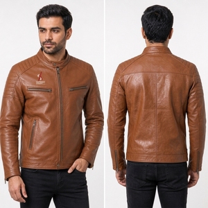 Factory Direct Sale Reasonable Price <b>Men</b> <b>Shearling</b> Leather <b>Jacket</b> New Arrival Comfortable Fit <b>Men</b> <b>Shearling</b> Leather <b>Jacket</b> - Product Image 4