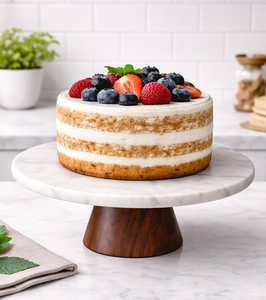 Wood & <b>Marble</b> <b>Cake</b> <b>Stand</b> Natural Stone Fruit Plate <b>Cake</b> <b>Stand</b> for Wedding Table And Christmas Decoration <b>Marble</b> <b>Cake</b> <b>Stand</b> - Product Image 3