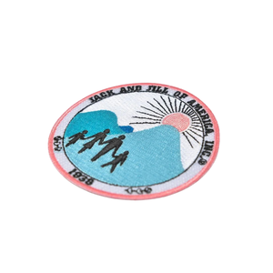 Parche bordado rosa y azul, para coser o planchar, para chaquetas, sombreros, mochilas, uniformes, accesorios de ropa, decoración - Product Image 4