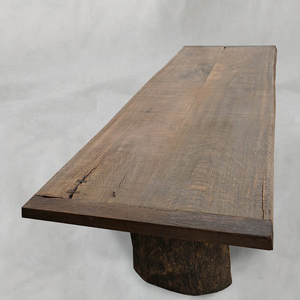 Mesa de Comedor Rústica Kawa Tallow Timber, Muebles de Cocina de Madera Maciza Estilo Farmhouse, Mesa de Madera Reciclada con Acabado Natural - Product Image 6