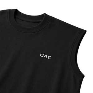 <b>Mens</b> <b>Black</b> Sleeveless Muscle Tee Round Neck Casual Tank Top Relaxed Fit Streetwear Basic Shirt Wholesale Apparel Clothing - Product Image 5