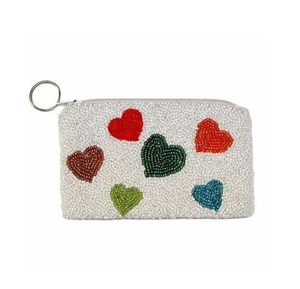 Monedero de cuentas clásico hecho a mano con diseño de dibujos animados, bolsa bordada con logotipo personalizado, cuentas de semillas coloridas, elegante y a la moda. - Product Image 5