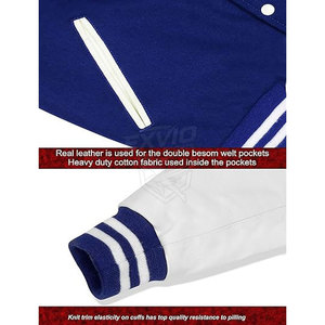 เสื้อแจ็คเก็ตเลตเตอร์แมนสไตล์โมเดิร์นสำหรับผู้ชาย ผลิตในปากีสถาน ออกแบบได้ตามต้องการ สวมใส่สบายในสภาพอากาศเย็น เสื้อแจ็คเก็ตสำหรับฤดูหนาว - Product Image 3