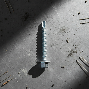 Vis autoperceuses à tête hexagonale, classe 4.8 6.8, filetage grossier, acier au carbone galvanisé, normes DIN/ANSI, PDC - Product Image 1