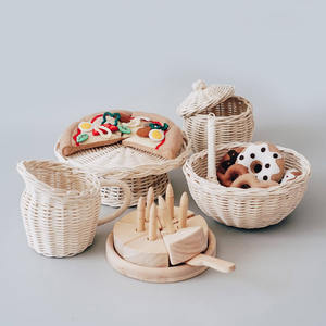 <b>Small</b> rattan <b>kitchen</b> set handweave cooking tool <b>toys</b> competitive price baby pretend play <b>toy</b> - Product Image 6