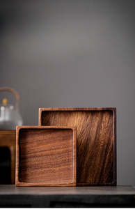 Handmade Modern Luxury Wooden Storage Tray Natural Wood Dishwasher Safe Food Tea <b>Coffee</b> Snack Kitchen Dining <b>Table</b> Home - Product Image 5