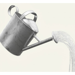 Wholesale Vintage Galvanized Metal Watering Can With Long Spout Durable Iron <b>Garden</b> Watering Pot For Indoor & Outdoor Plants - Product Image 1