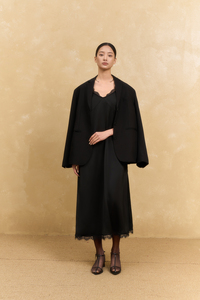 Ensemble 2 pièces pour femme, pantalon et haut tissé à col cranté, manches longues, couleur unie, respirant, blazer - Product Image 3