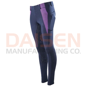 Leggings d'équitation pour femmes, taille haute, avec grip en silicone, extensibles, confortables, respirants, pour l'entraînement - Product Image 5