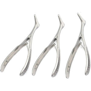 Spéculum vaginal en acier inoxydable, instrument d'examen manuel pour gynécologie, petit et grand modèle, par Zoul - Product Image 2