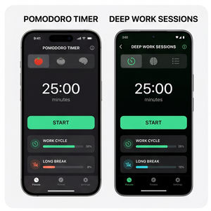 แอป RoyalCraft Focus Timer – ตัวตั้งเวลาแบบ Pomodoro, สำหรับการทำงานแบบ Deep Work และตัวติดตามผลผลิต IOS/Android/Linux/Mac - Product Image 1