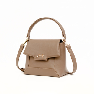 Sac bandoulière Hody Izora en cuir synthétique microfibre de qualité supérieure, avec longue sangle tressée, poignée souple et fermeture éclair - Product Image 1