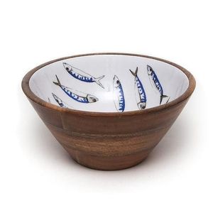 Tazones de Madera de Lujo Ecológicos Personalizados al por Mayor con Diseño Impreso Personalizado para Servir Ensaladas - Product Image 1