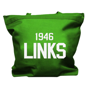 Sac fourre-tout The Links avec nom et date de fondation brodés, vert Kely, sac de shopping personnalisé, sac fourre-tout cadeau, approvisionnement en gros - Product Image 1
