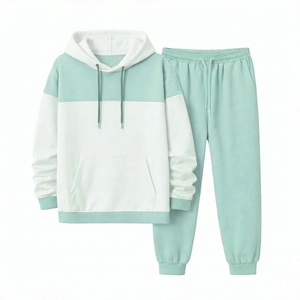 Factory Promotion Mens Warm 3D Embroidery Windproof Jacket Long Sleeve Side Pocket Sweatshirt Set Cotton <b>Polyester</b> <b>Hoodie</b> Thick - Product Image 1