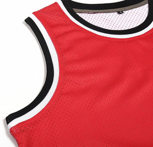 Camiseta de Baloncesto Personalizada para Hombre, Manga Corta, 100% Algodón, Ecológica, de Secado Rápido, Malla Transpirable, Jersey Deportivo OEM para Equipos - Product Image 4