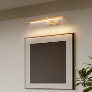 16-Inch Gold Modern LED Bathroom <b>Vanity</b> Light Dimmable Sconce for Wall <b>Lighting</b> with Over <b>Mirror</b> Feature - Product Image 2