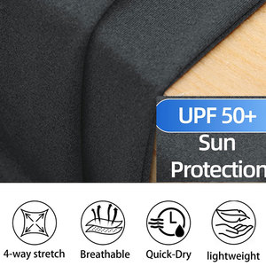 Black Color Jacket For Men's UPF 50+ Protection 4 Way Stretch Solid Color Pattern <b>Plain</b> Dyed Polyester Jacket Low Price - Product Image 6
