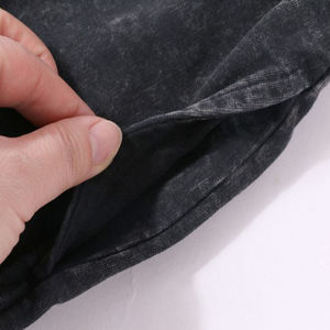 Ensemble deux pièces personnalisé de haute qualité pour homme : T-shirt à manches courtes et short, style streetwear d'été, 100 % coton, séchage rapide, coupe oversize - Product Image 5