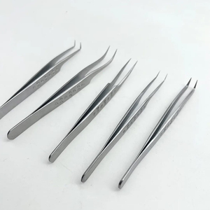 Eyelash Tweezer For Personal Care False Eyelash Placement & <b>Removing</b> Lashes Non Slip Ergonomic Design Grips Custom <b>Box</b> Packing - Product Image 3