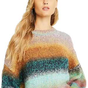Tops de Punto para Mujer, Tejidos con Material de Algodón Personalizado, Manga Larga, Moda Otoñal, Venta Caliente - Product Image 4