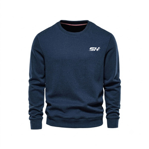 Sudaderas de Hombre Baratas con Logotipo Personalizado al Por Mayor, Cuello Redondo, Transpirables, de Algodón, Básicas, para Invierno - Product Image 1