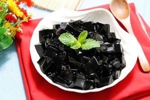 Premium <b>Dried</b> <b>Grass</b> Jelly Herbal Jelly Beverages Dessert Cooling Refreshing High Fiber Supports Healthy VietDelta Brand - Product Image 4