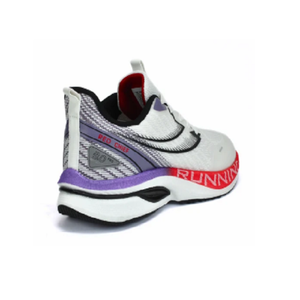 Zapatillas Deportivas Blancas y Moradas para Hombre, Calzado Atlético Ligero, Transpirable, con Suela Acolchada - Product Image 2
