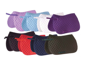Tapis de selle pour cheval 80/20 en polycoton, équipement équestre, tapis de selle avec double cordon de fixation - Product Image 5