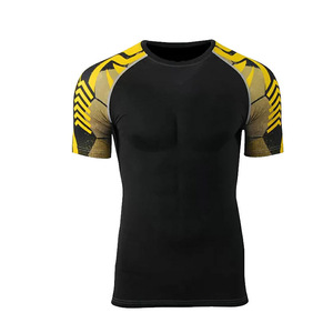 Wholesale Custom Spandex/Polyester Durable Breathable Sports Rash Guard Long Sleeve <b>Compression</b> Top for Gym Workout Running - Product Image 5