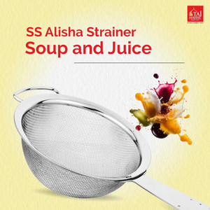 High Quality SS Alisha <b>Strainer</b> soup and juice <b>Colander</b> Extra Fine Mesh Sieve <b>Strainer</b> for Filtering Oil Soup Flour - Product Image 5
