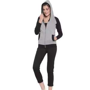 Women's Athletic Sportswear Set Breathable Performance <b>Tracksuit</b> with Custom Logo Options - Product Image 1