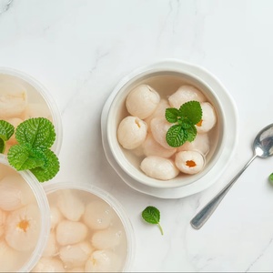 Lychees en conserve en gros pour la restauration et les restaurants, douceur naturelle - Product Image 3