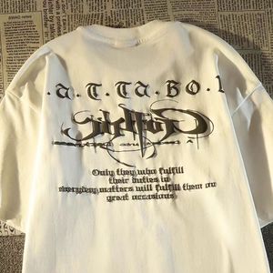 T-shirt streetwear pour homme, manches courtes, col rond, uni, respirant, coupe classique, jersey 100% coton, 180g, lavé - Product Image 2