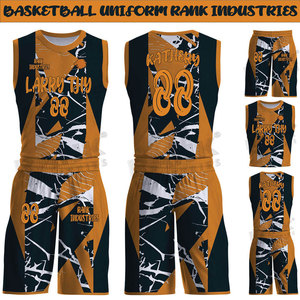 Nouvel uniforme de basket-ball style classique, uniforme de basket-ball à séchage rapide, en vente en ligne - Product Image 6