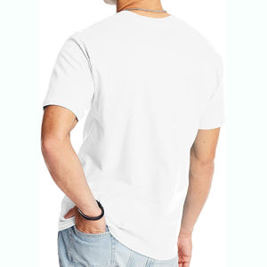 T-shirts en tricot pour homme, coupe ajustée, manches courtes, respirants, écologiques, séchage rapide, 100% coton, haute qualité, en vente - Product Image 3