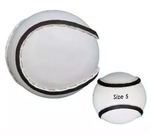 Balón Oficial Sliotar CLG para Deportes Gaélicos, Color Blanco con Ribete Marrón para Hurling - Product Image 2