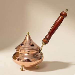 Quemador de Incienso de Latón Hecho a Mano con Diseño Tallado, Uso Religioso, Difusor de Aromaterapia para Todas las Estaciones - Product Image 4