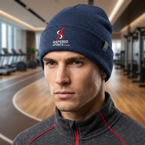 Bonnet tricoté personnalisé haut de gamme – Chaud, doux, confortable, extensible, léger, pour l'extérieur, décontracté et tendance - Product Image 6