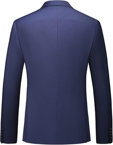 Chaquetas de terciopelo suave estilo empresarial con logotipo personalizado al por mayor, blazers para hombre, abrigos casuales para hombre - Product Image 4