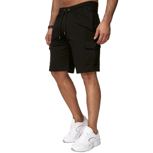 Pantalones cortos de playa informales holgados de alta calidad para hombre 2024, monos deportivos con múltiples bolsillos, patrón sólido, servicio OEM ecológico - Product Image 4