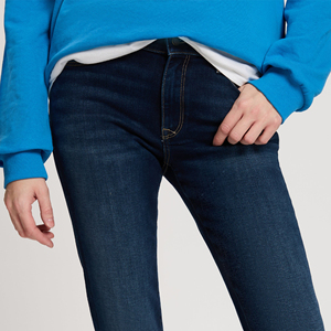 Jeans de Mujer de Primera Calidad, Azules, Corte Recto, Ajustados, Casuales, Nuevo Estilo, Pantalones de Mezclilla para Mujer, Precio al por Mayor Personalizado - Product Image 5