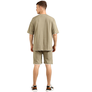 Camiseta y Pantalones Cortos para Hombre con Logotipo Personalizado, Impresión de Logotipo de Fuego, Conjuntos de Camiseta y Pantalones Cortos Personalizados para Hombre, Precio al por Mayor - Product Image 6